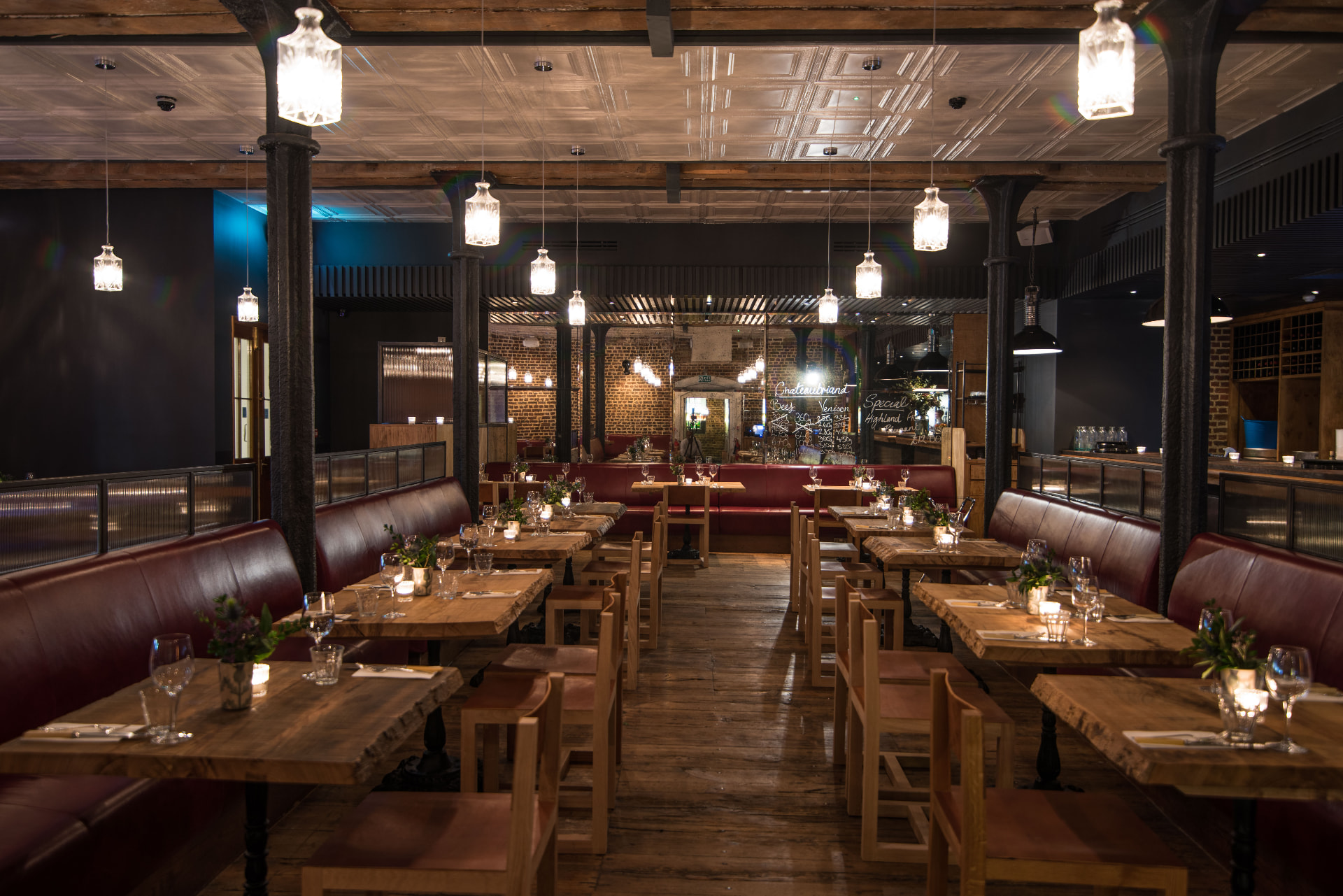 The Mac & Wild restaurant interior at Devonshire Square